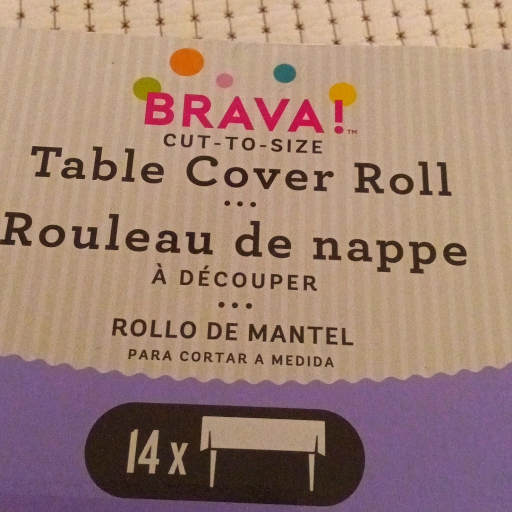 Fl Tablecloth Table Cover Roll 54x126 InsDecorations Purple
